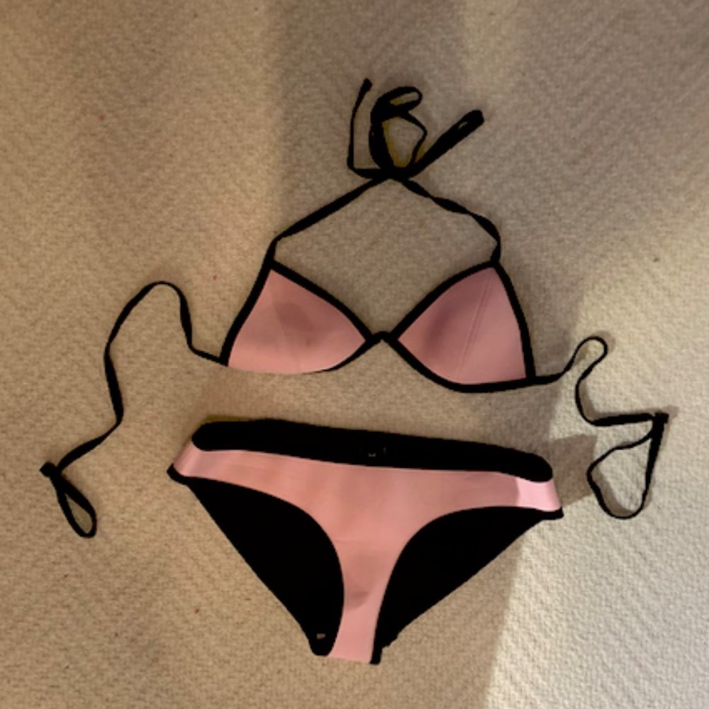 Pink TRIANGL bathing suit